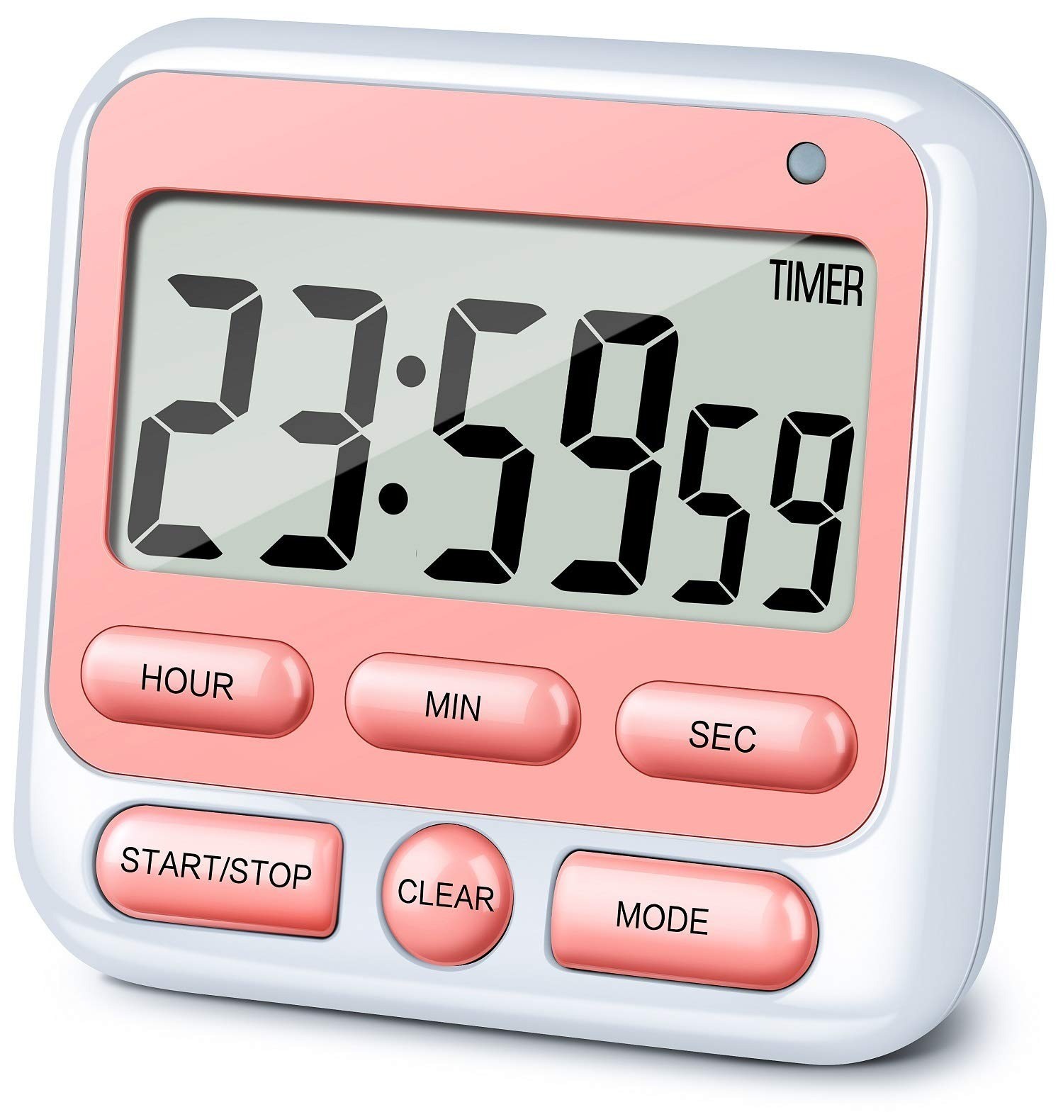 KTKUDY 4-in-1 Digital Kitchen Timer with Alarm & Count Up/Down Function