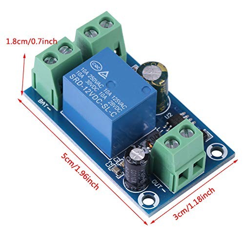 DC Power Switch Module, 12V 24V 36V 48V 10A Battery Power Source Controller