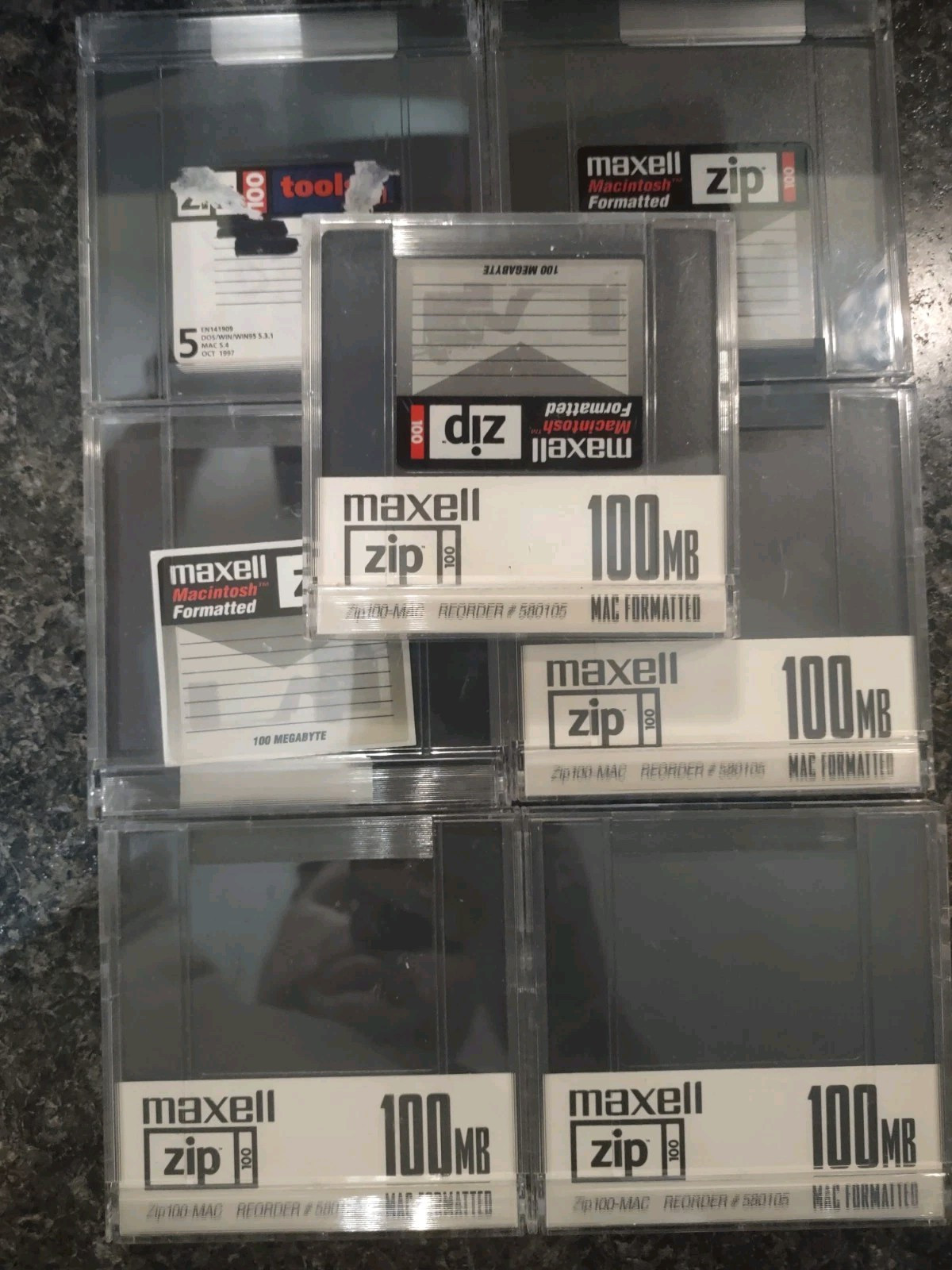 Iomega Zip Drives, Disc, Cord - used