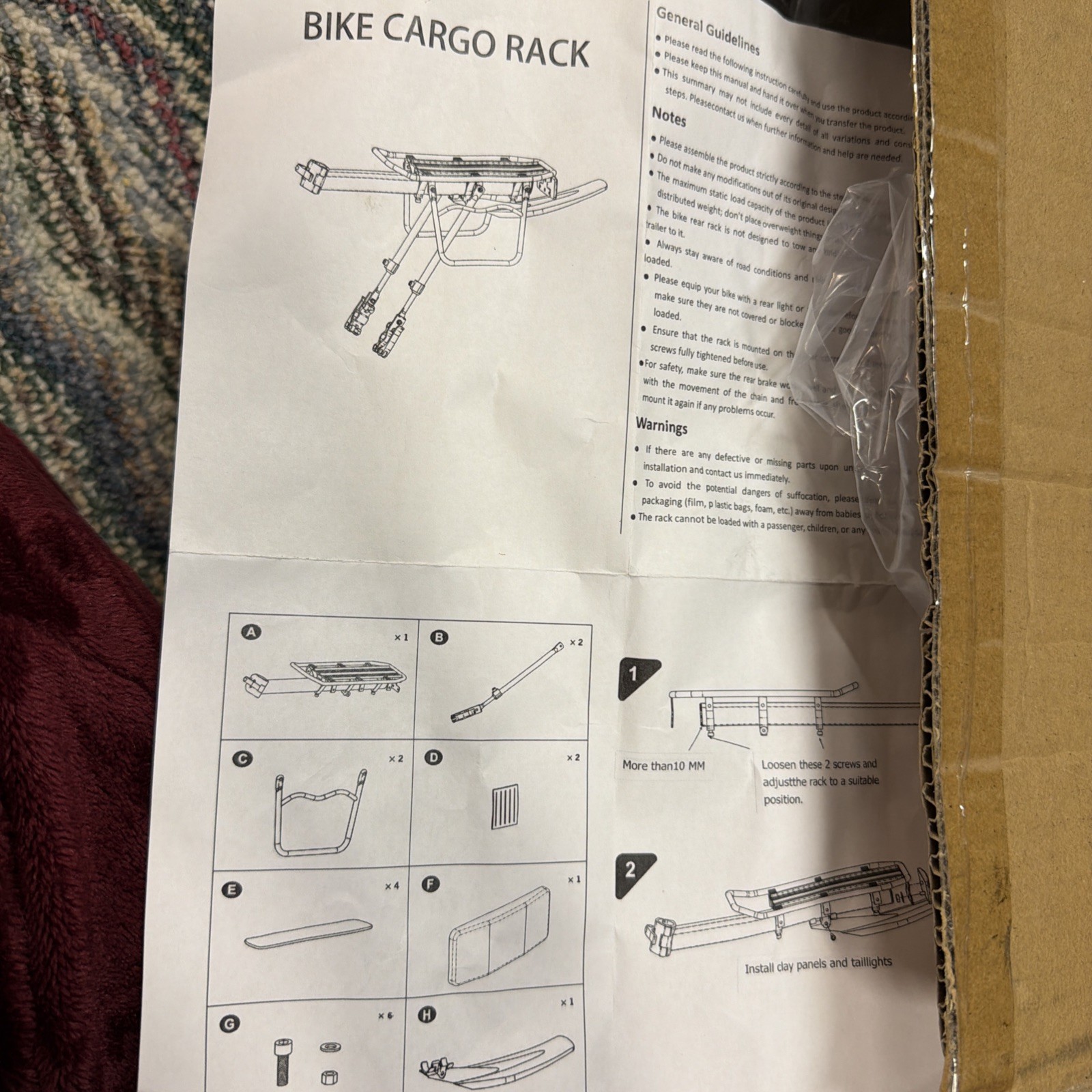 Bike Cargo Rack