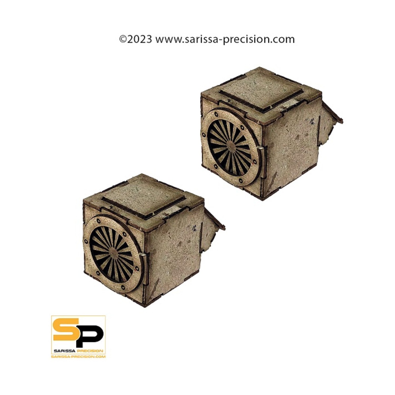 Sarissa Precision Terrain Minis 28mm Roof Air Con Units Pack New