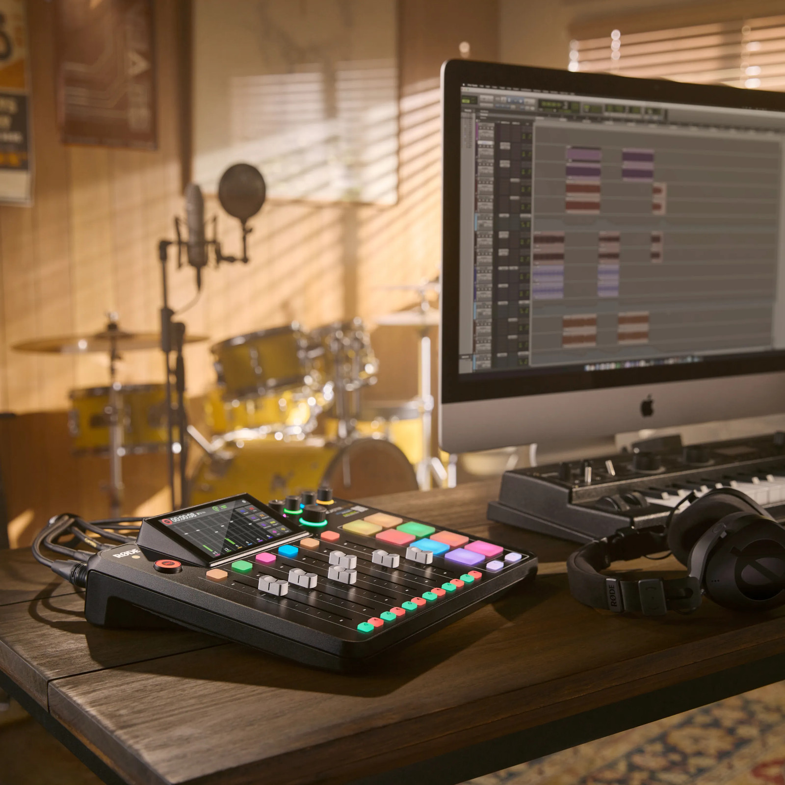 Rode RODECaster Pro II Integrated Audio Production Console with Rode Procaster B