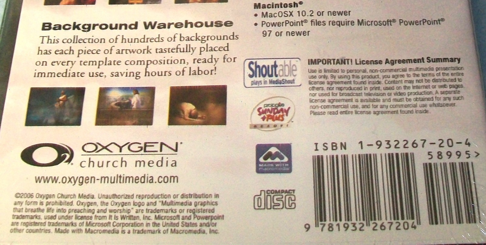 Oxygen: Multimedia Graphics - Volume 9 (CD-ROM, 2006) New Unopened!