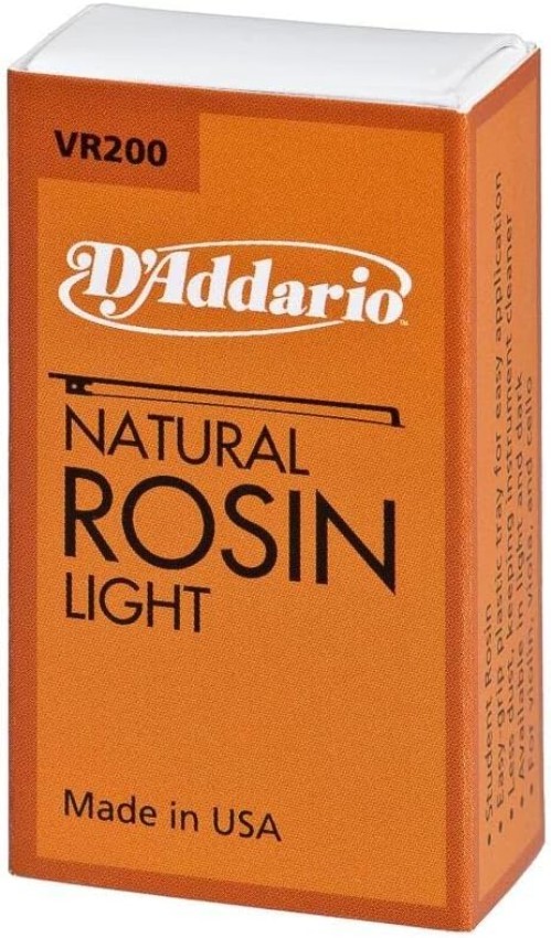 Compact D'Addario Light Rosin - Easy Grip & Performance in 1-Pack