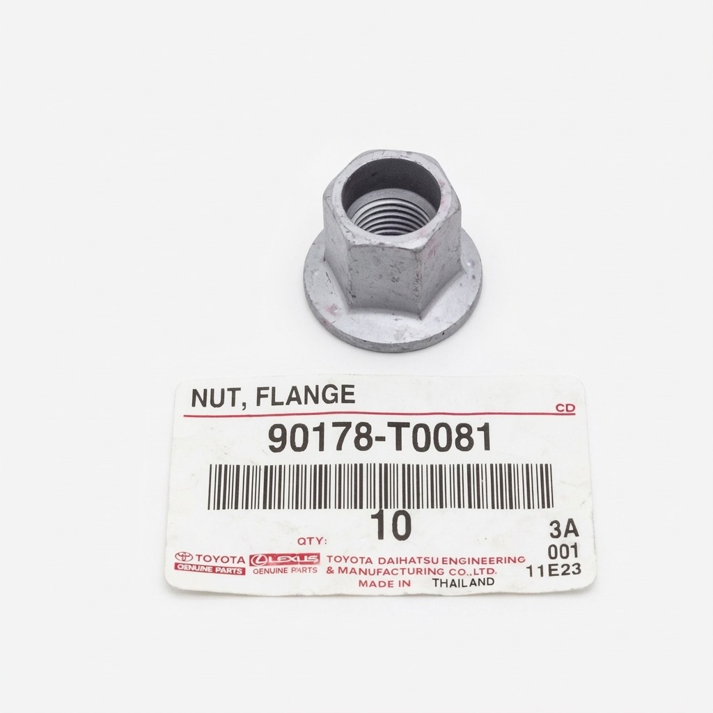 Flange Nut Toyota Hilux Revo Diesel KUN16 90178-T0081 2005-2015 Truck Genuine