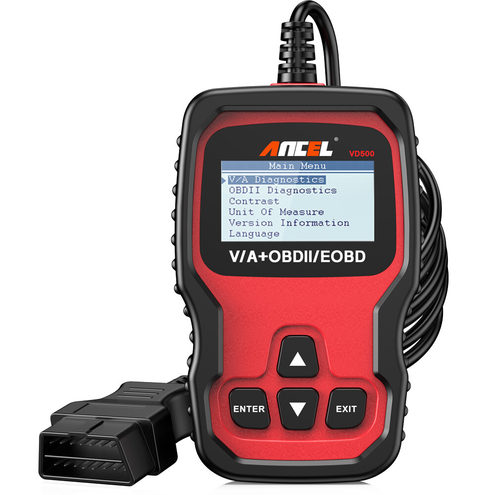ANCEL VD500-US OBD2 Scanner Code Reader ABS SRS EPB Oil Diagnostic Tool For VW