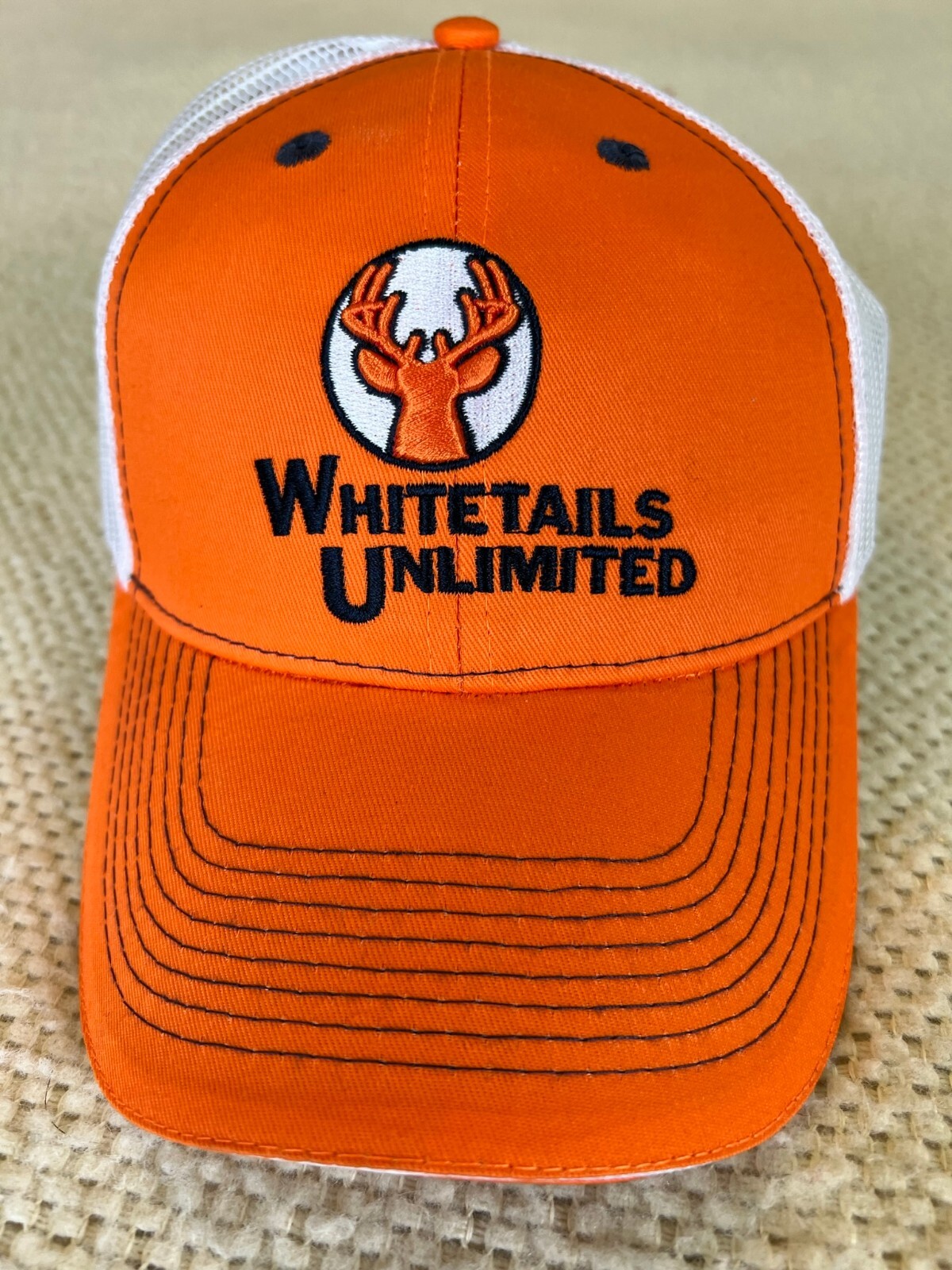Orange Whitetails Unlimited Hat