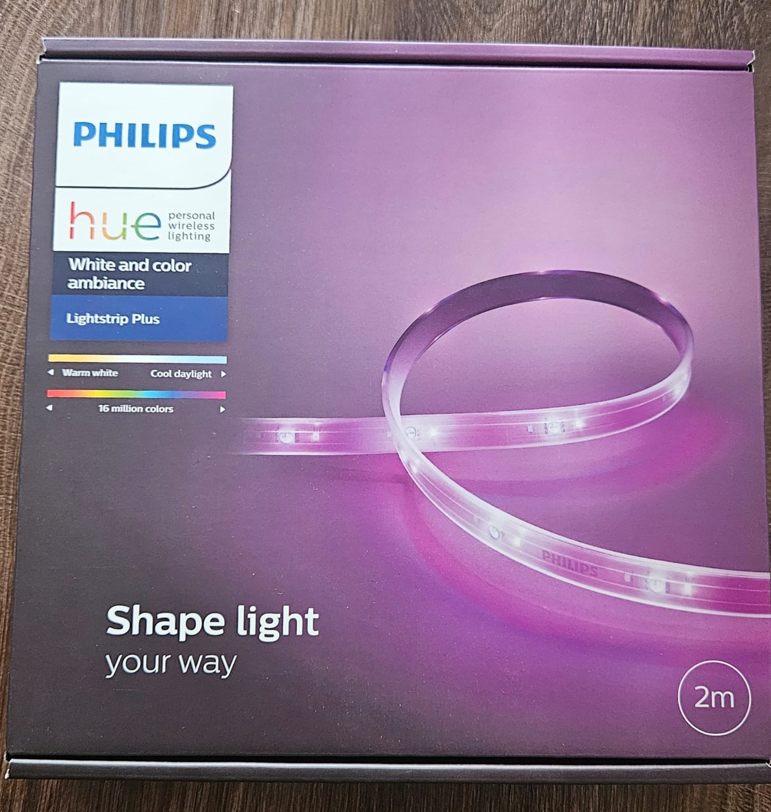 Philips Hue White and Color Ambiance Lightstrip Plus 2m