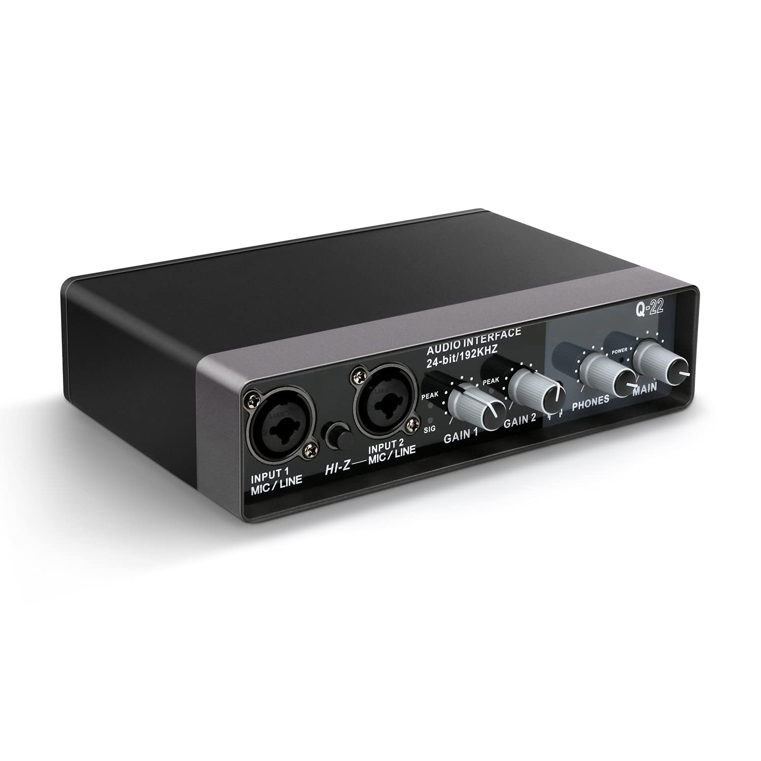USB Audio Interface for Recording Music, AudioBox Mic Preamps 48v 2 Channel f...