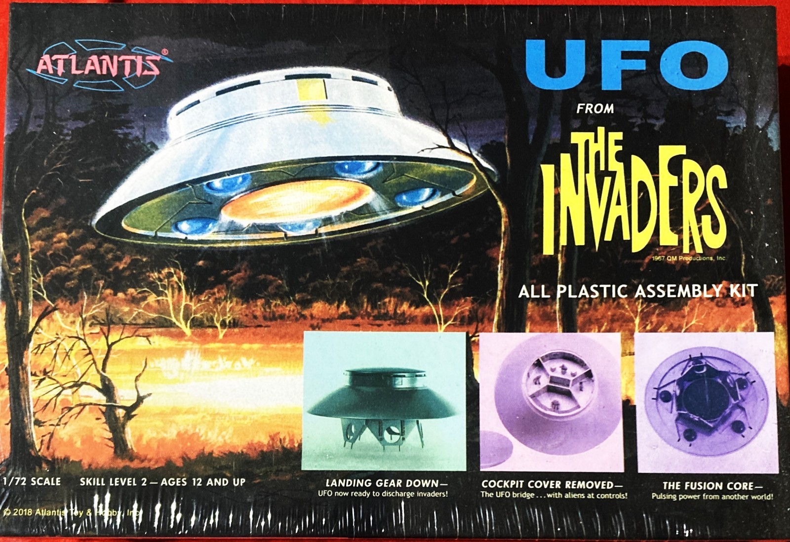 Atlantis Models- The Invaders - UFO Re-Issue Model Kit