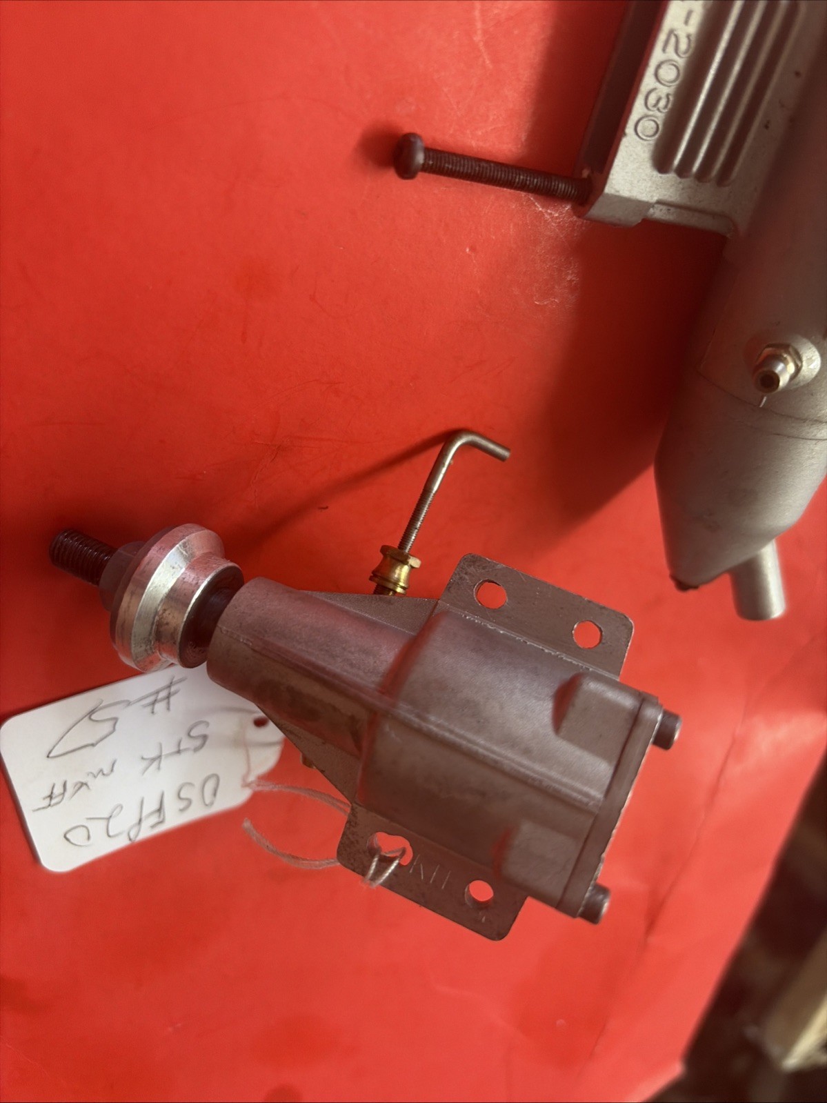 OS 20 FP C/L ENGINE WITH STOCK MUFFLER NICE #57