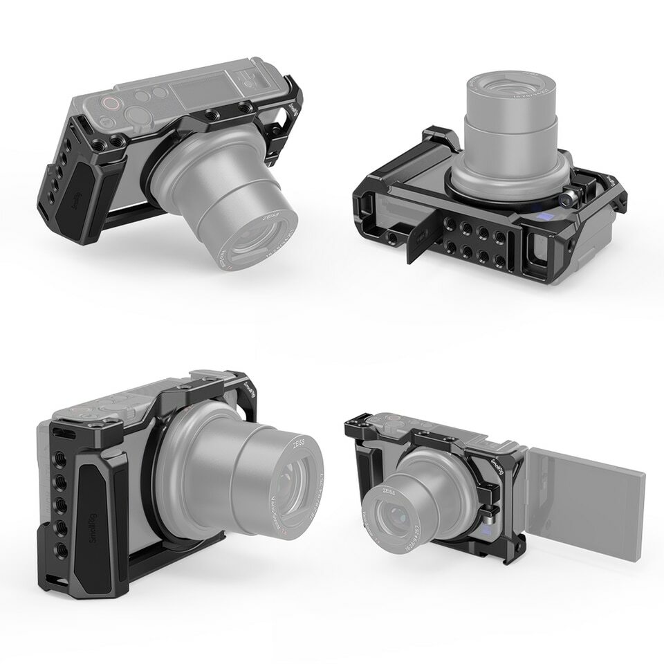 SmallRig Camera Cage for Sony ZV1 With Side Handle Integrated Cold Shoe 2938 US