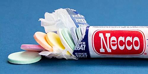 Necco, The Original Candy Wafers, 2 Ounce Rolls - 24 Count Display Pack (24 C...