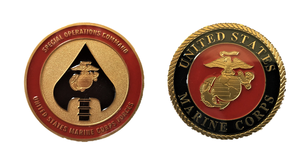 USMC Force Recon MARSOC Challenge Coin (MCRD Amphib Infantry Pendleton Lejeune)