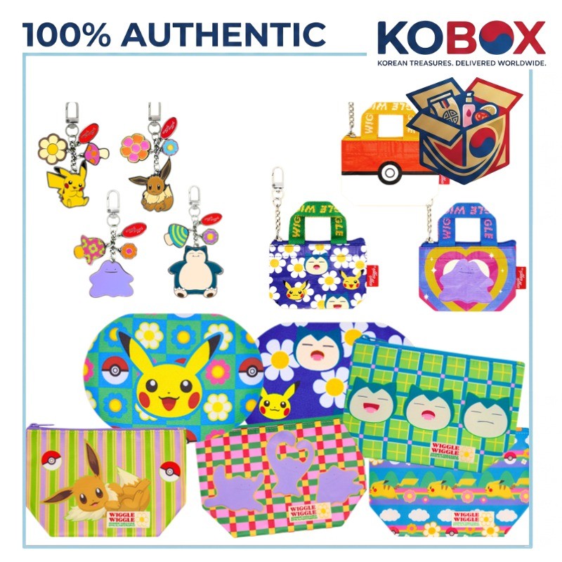 [WIGGLE WIGGLE] Pokemon Bag / Pouch / Bag Charm / Accessory Case / Hand Towel