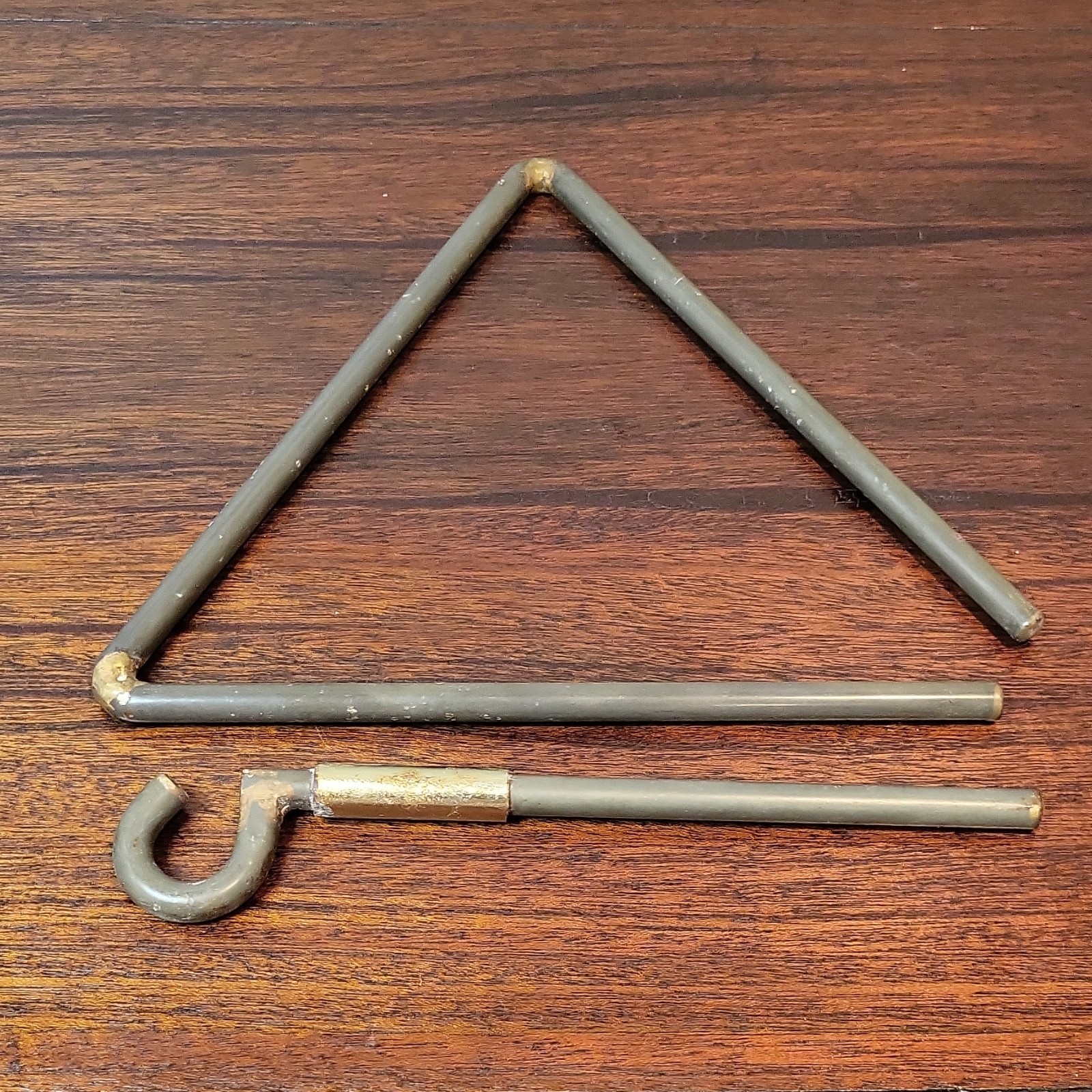Vintage Style Triangle Dinner Bell or Triangle Percussion Bell
