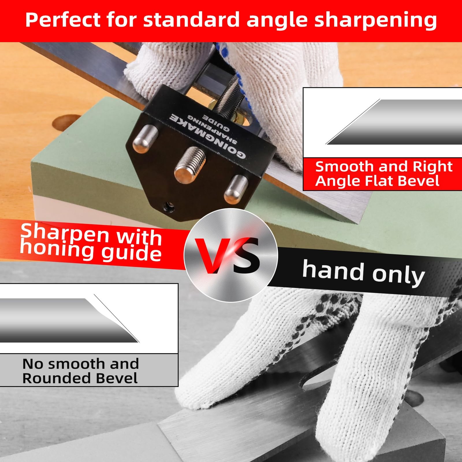 Honing Guide System Chisel Sharpening Kit for Woodworking Chisels and Planes 5/3