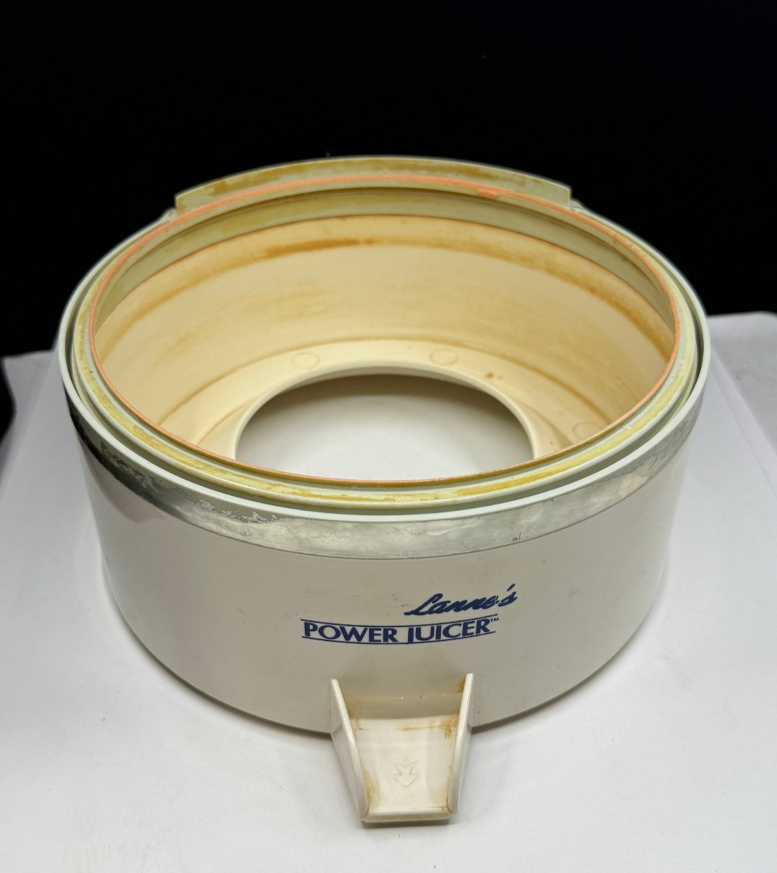 Jack LaLanne's Power JuicerCL-003AP Replacement Part #Spout bin bowl - USED.