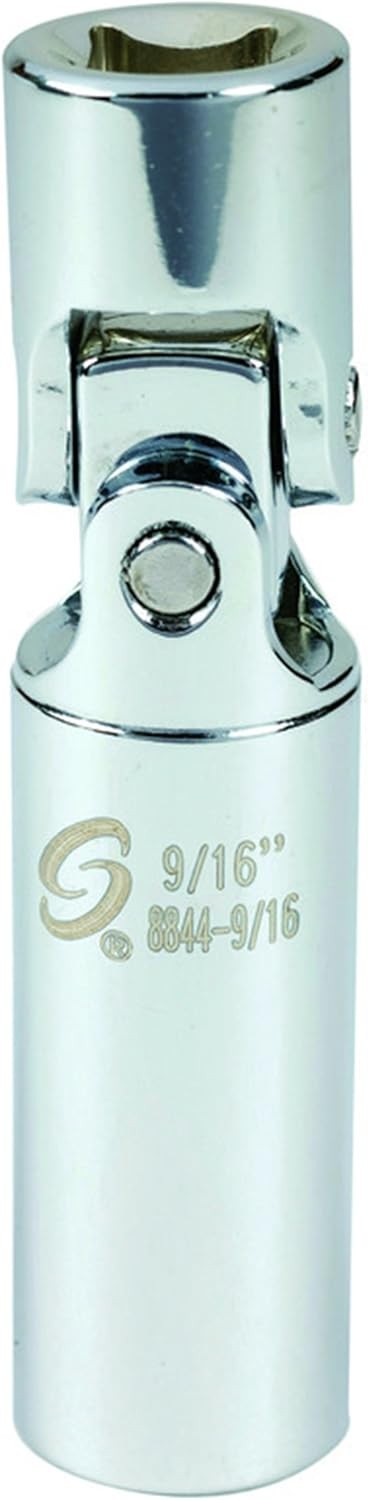 Sunex 8844 9/16 3/8-Inch Drive 9/16-Inch Universal Spark Plug 3/8″, Black