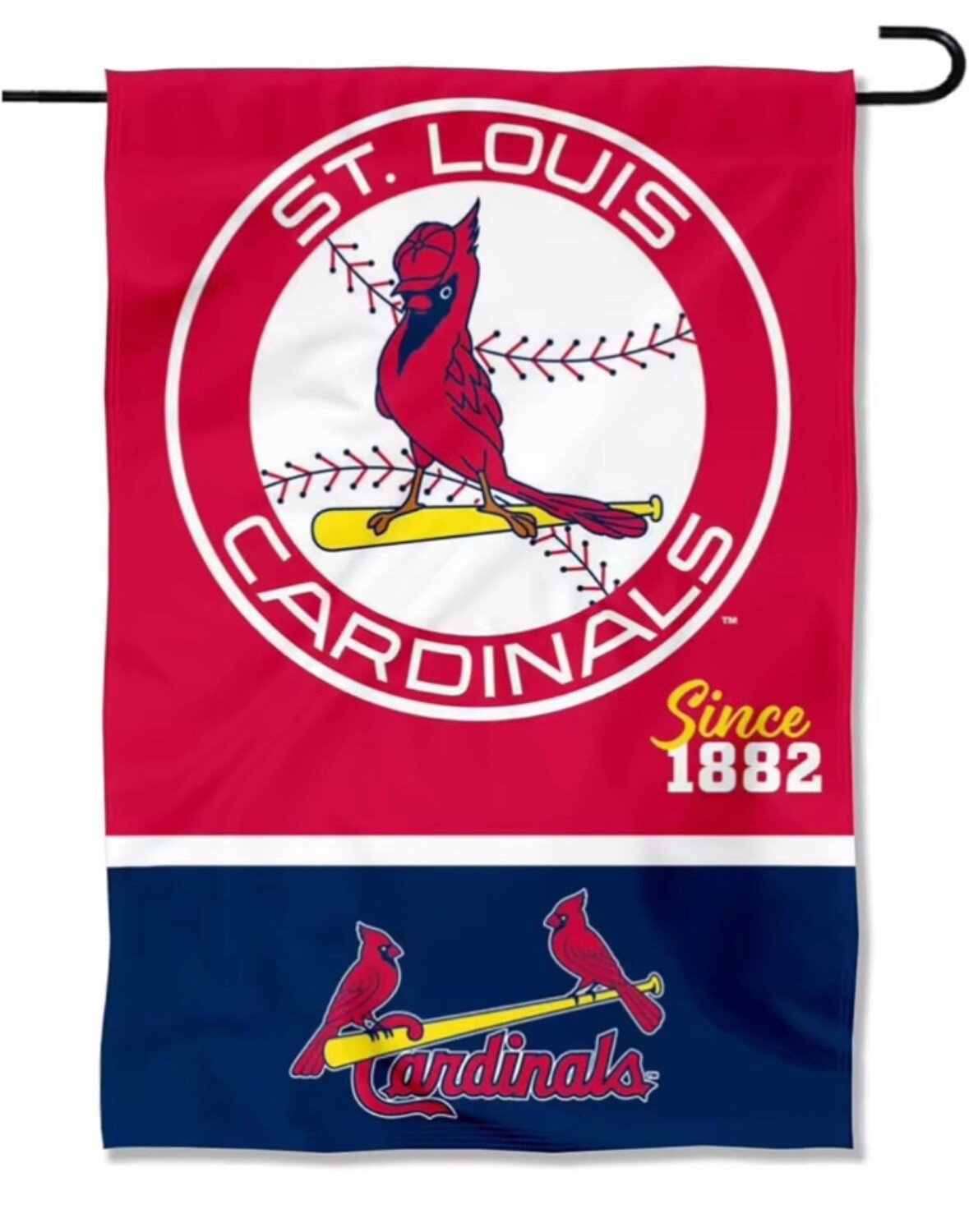 MLB St. Louis Cardinals Retro Garden Flag MLB Vintage Cardinals Yard Flag
