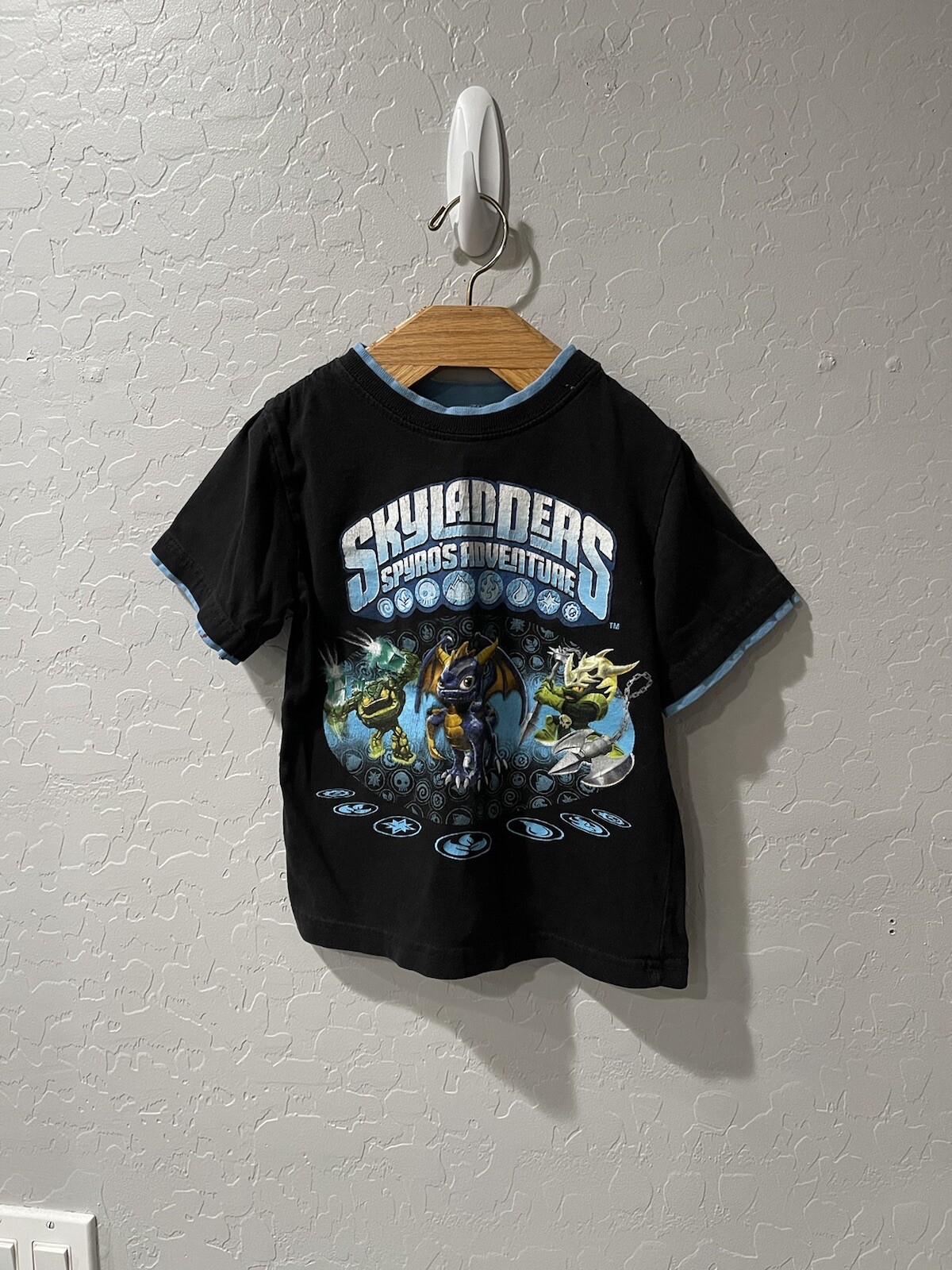 Skylanders Spyro Adventures Video Game Toddler Shirt 3T Bin 1