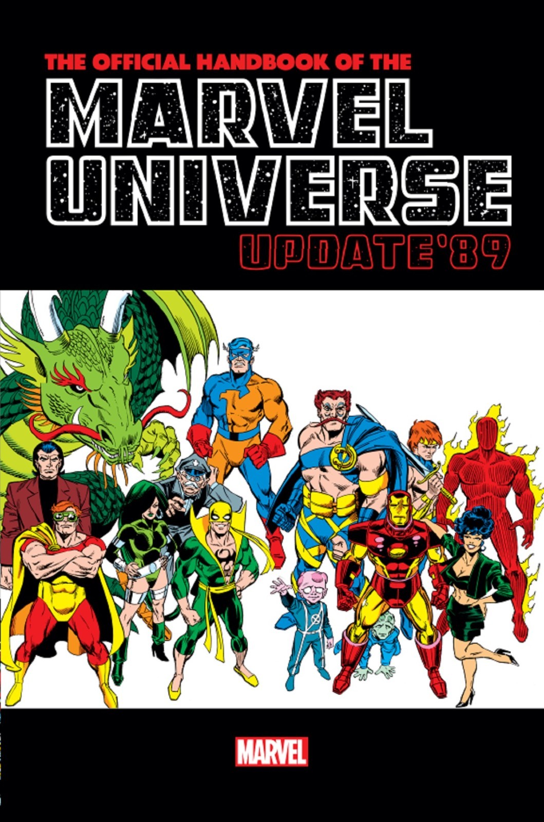 Official Handbook of Marvel Universe Update '89 Omnibus DM Cover NEW Issues #1-8