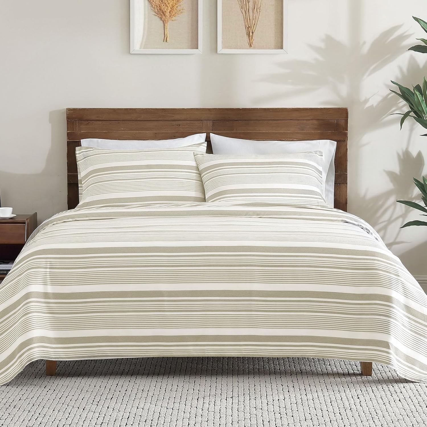 ClevaHome Queen Size Sheets 6 Piece Soft Breathable Luxury Bed Sheet Set
