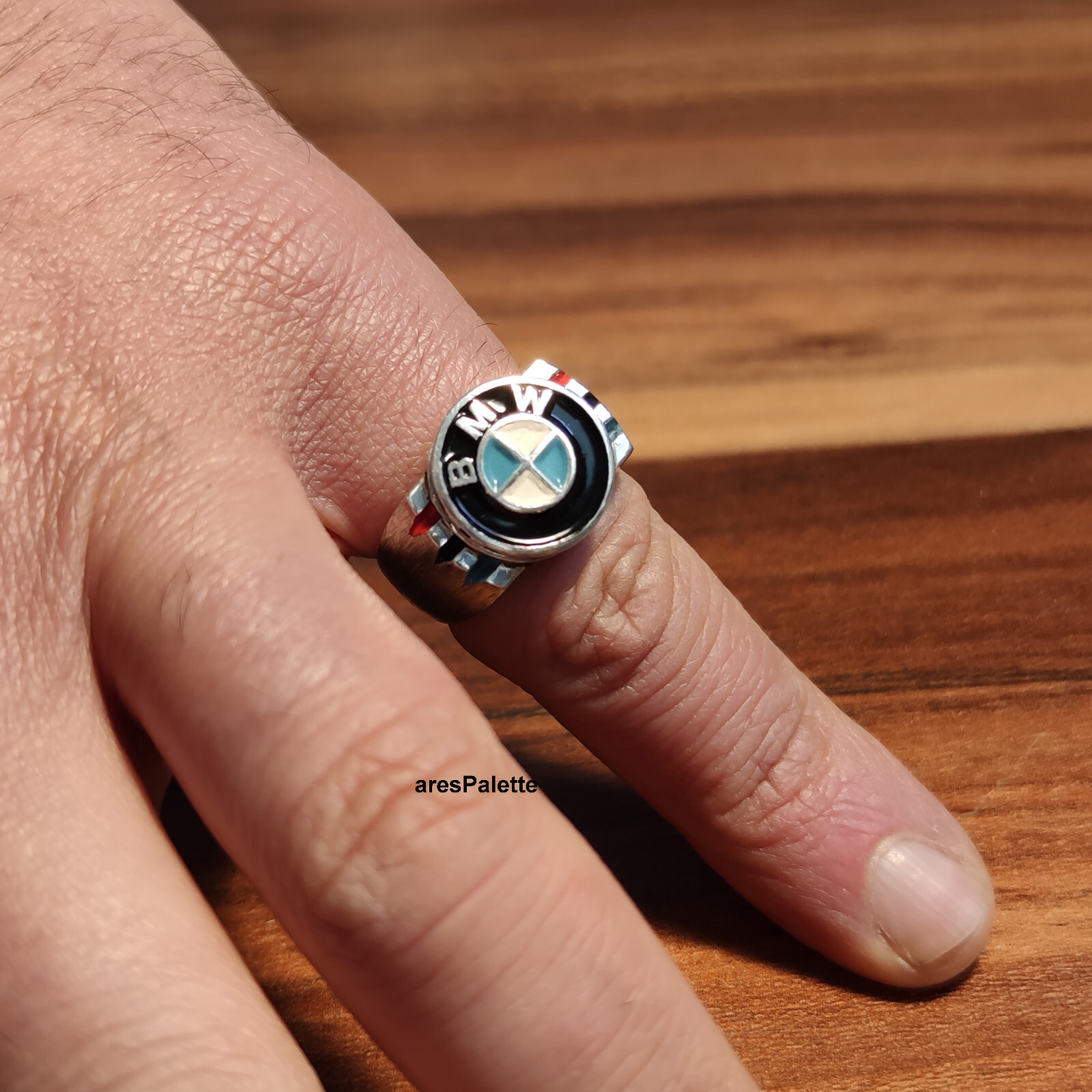 BMW Ring 925 Silver Handmade Silver Ring Gift Idea