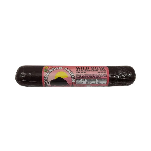 Pearson Ranch Wild Boar Hickory Smoked Summer Sausage (7 oz.)