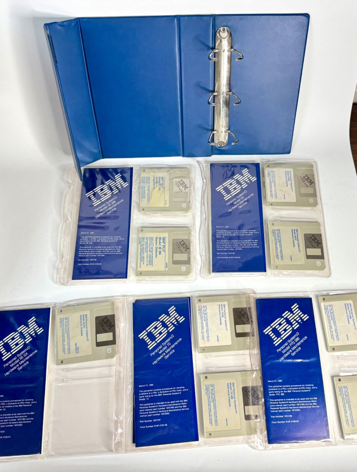 Vintage IBM PS/2 Hardware Maintenance Service Technical Reference Kit - RARE