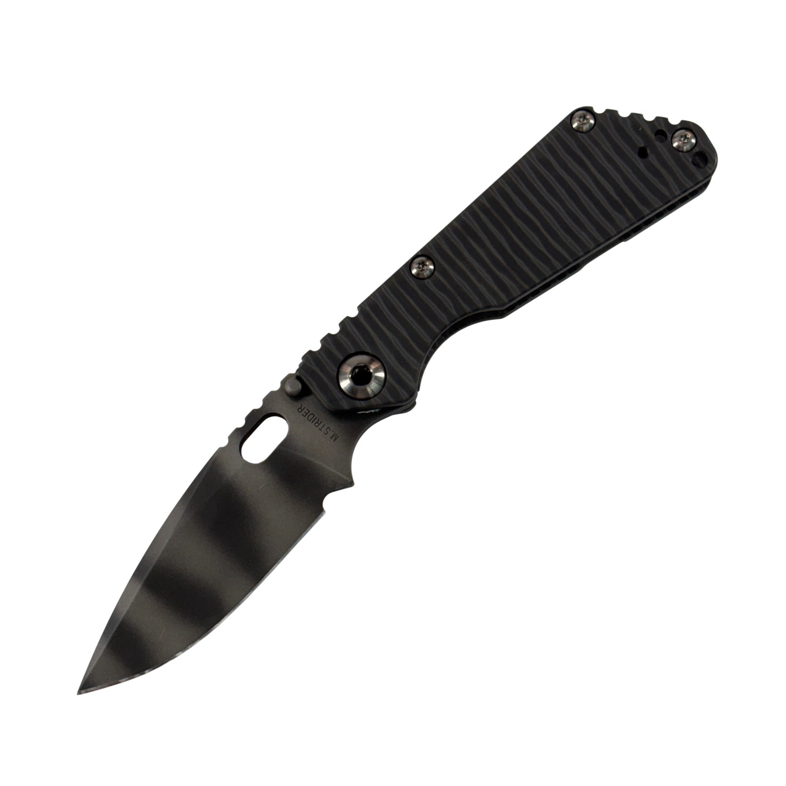 M. Strider SnG Fatty 3.5" CP20CV Blade StriderStripe Folding Knife
