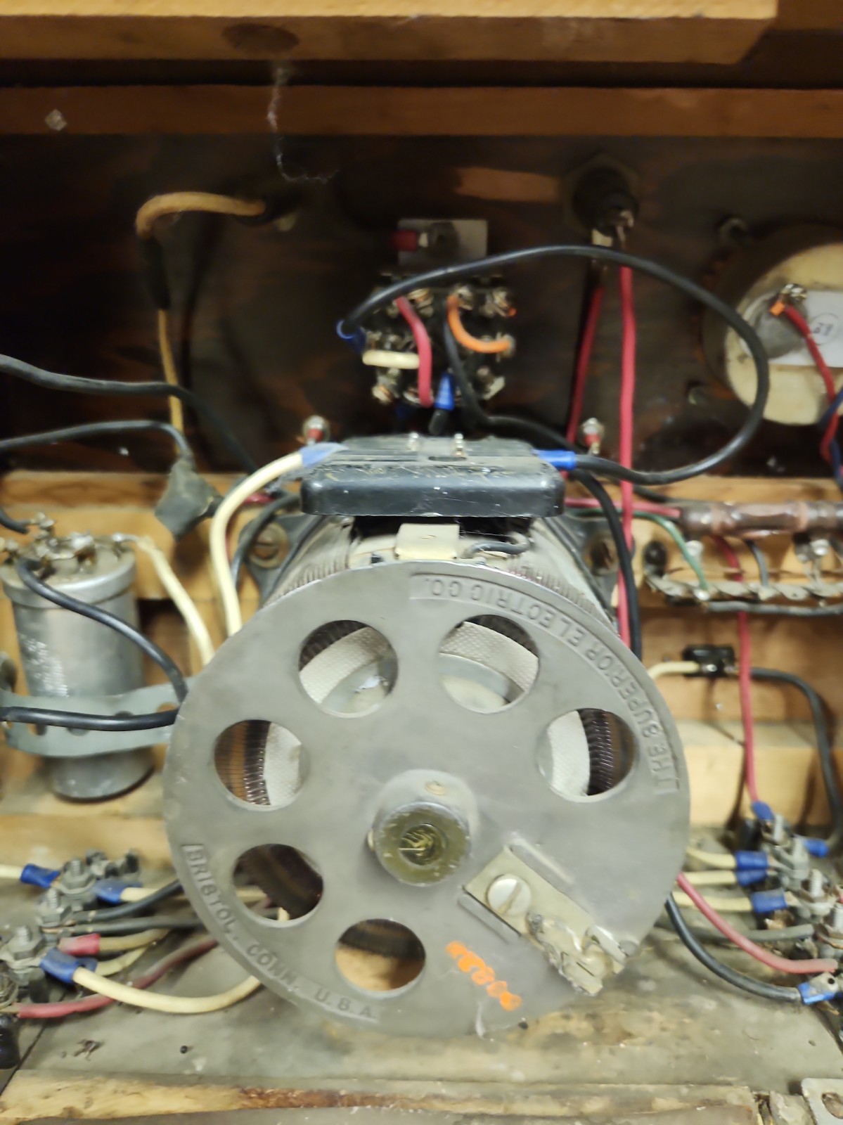 custom-built or modified Benchtop Variable DC Power Supply housed inside a...
