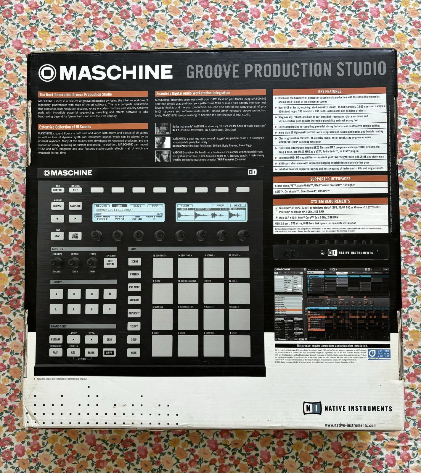 Native Instruments Maschine MK1 - MIDI Controller Great Condition - In box