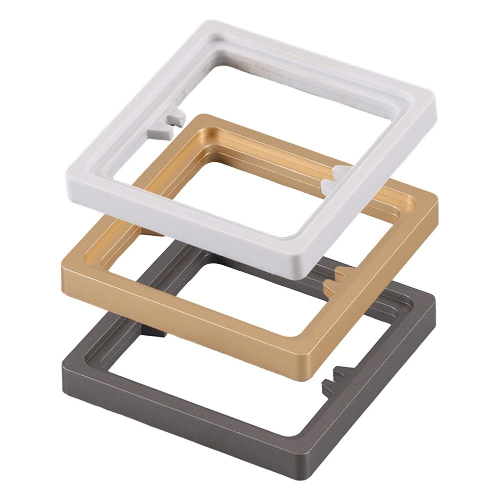 2pcs Single Socket Spacer 10MM for Electrical Installation with 4 Screws