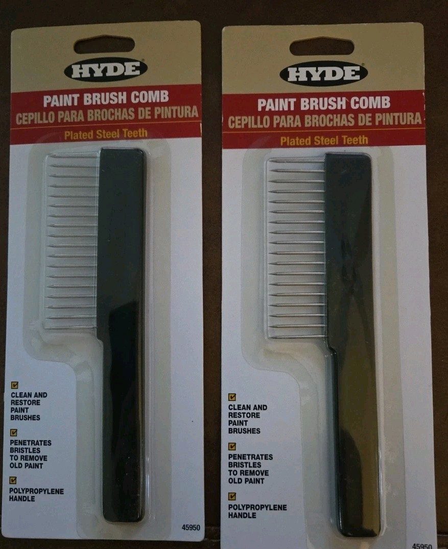 Hyde Paint Brush Comb 45950 2pc NEW