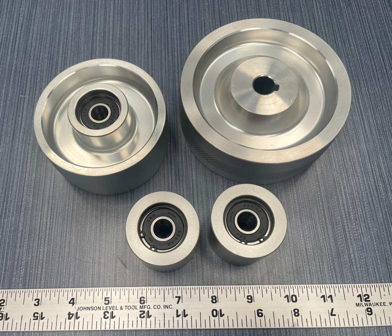 2"x72" Belt Grinder Drive & Idler Wheel Set (Knife Blade Grinder)