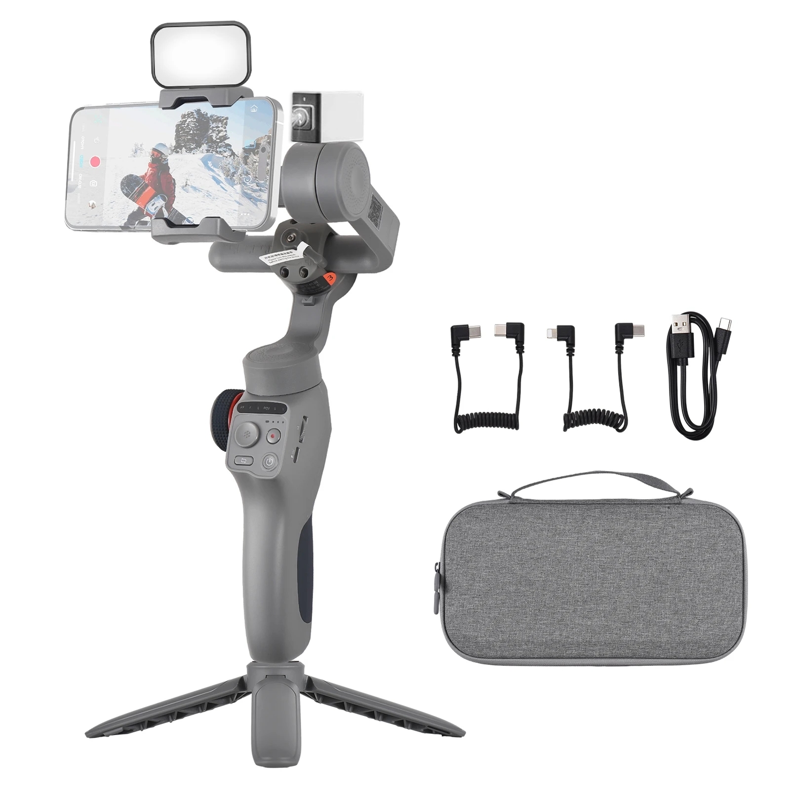 Funsnap Capture 5 3-Axis Handheld Gimbal Stabilizer AI-Tracking for Smartphone
