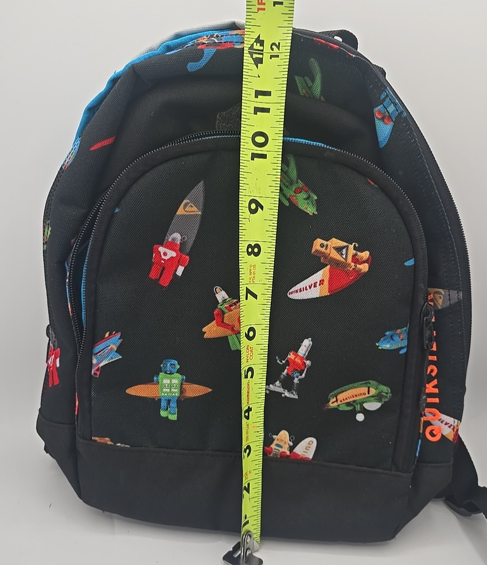 Rare Quiksilver MINI Backpack with Robots and Surfboards