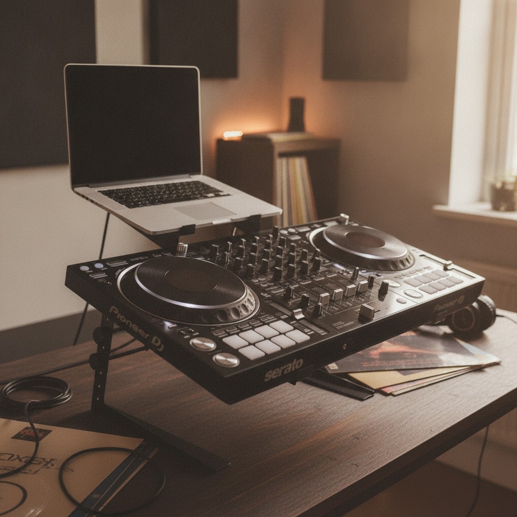 Headliner Covina DJ Controller Stand , Rubber