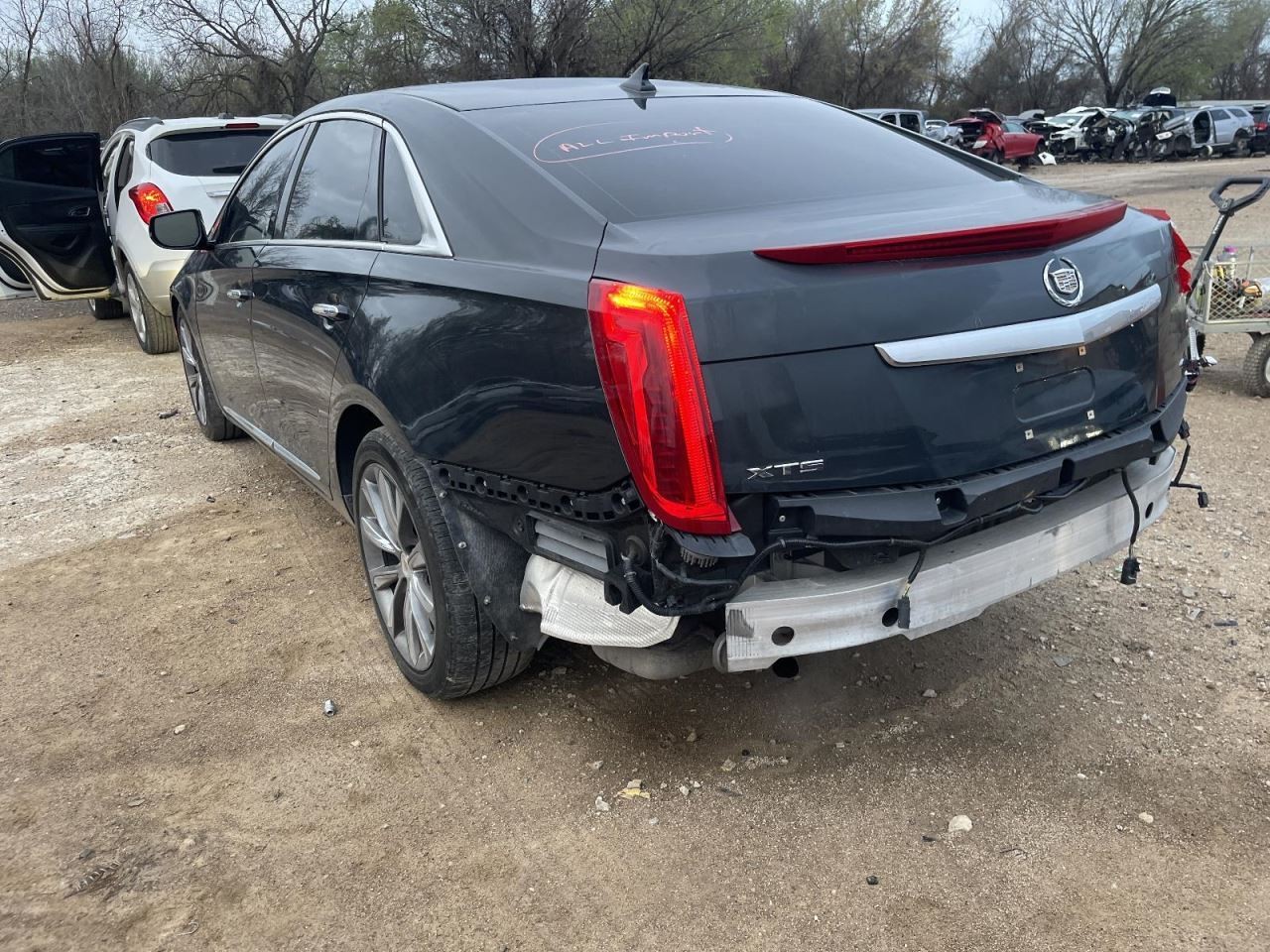 Driver Left Sun Visor Cloth Fits 13-17 XTS 1011211