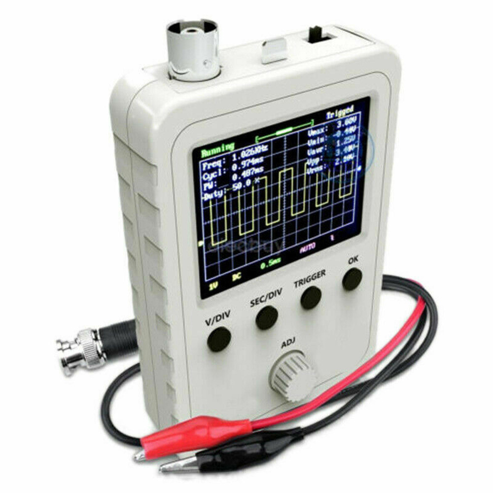 2.4" LCD Display DSO150 Digital Oscilloscope Assembled With Case Test Clip DIY