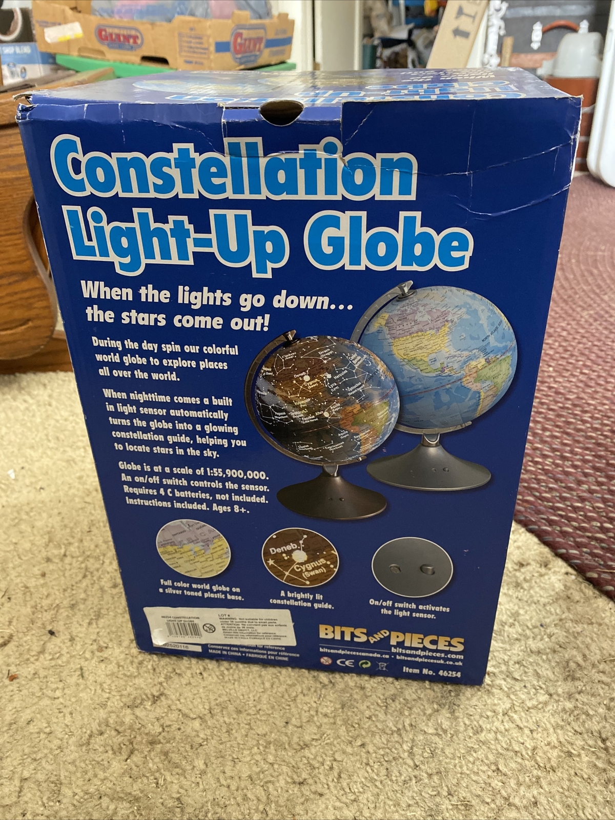 9" Bits And Pieces Constellation Light Up Globe