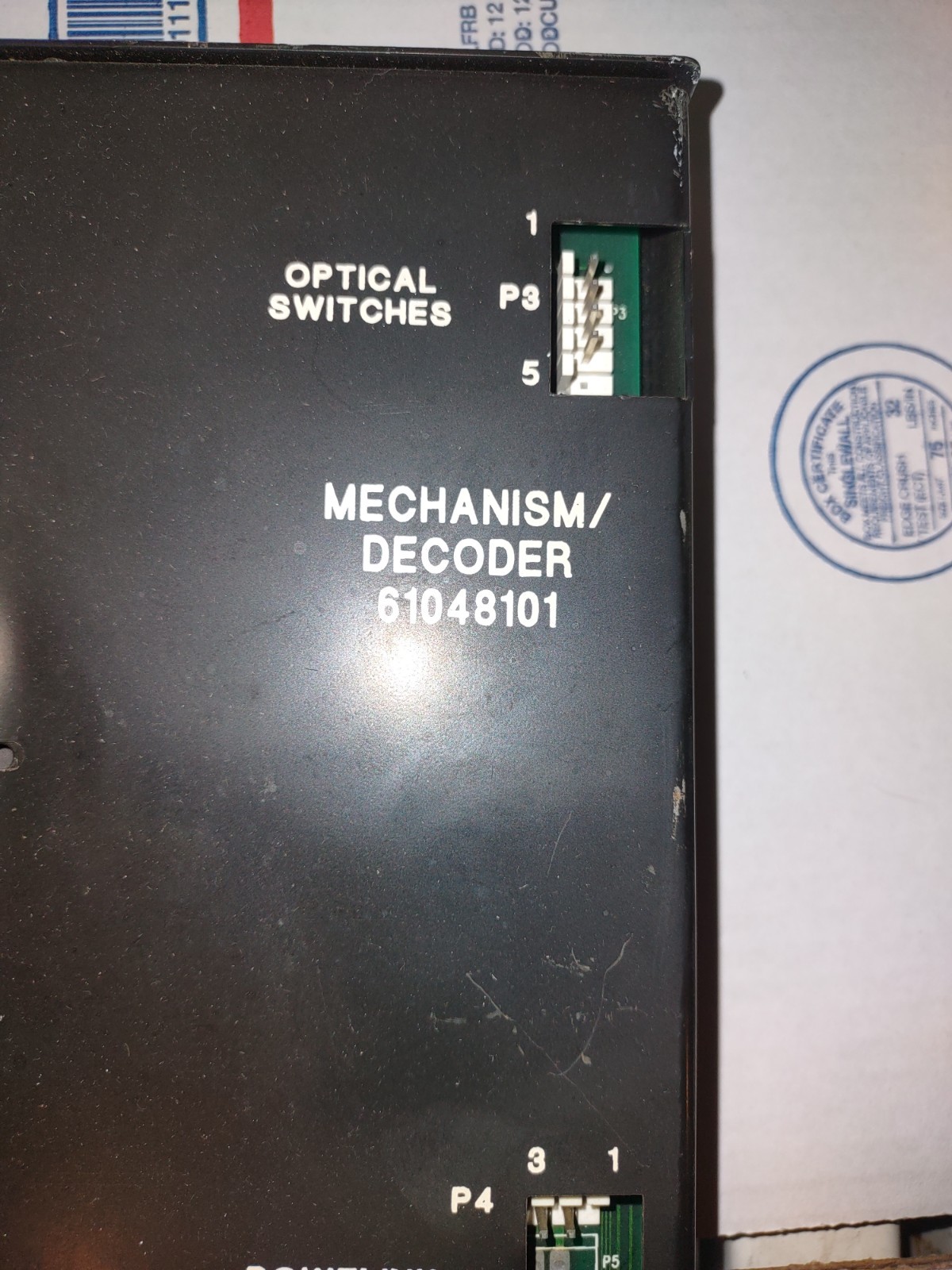 rowe arcade jukebox cd player mech controller pcb #27