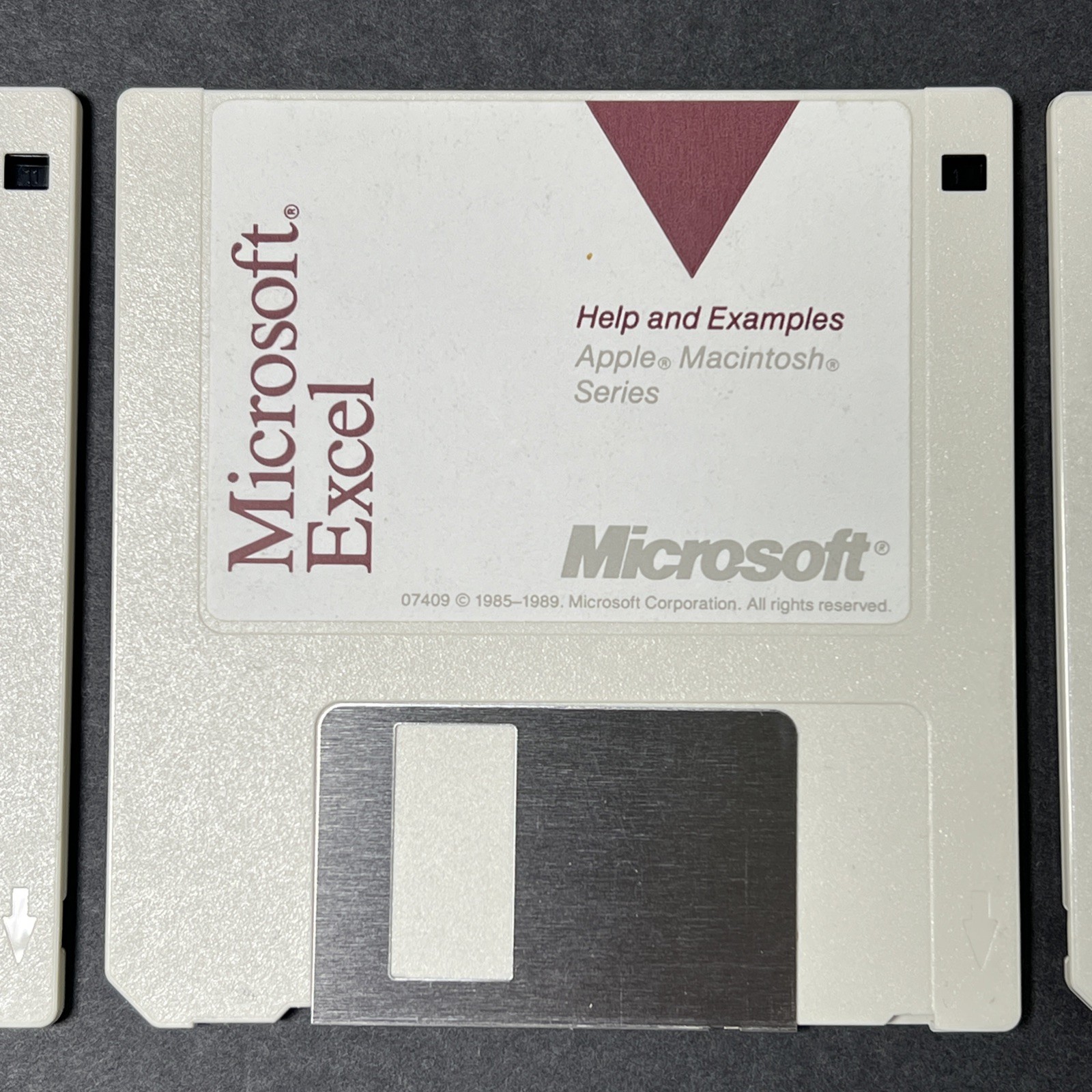 Microsoft Excel Version 2.2 for Mac (1989) Install Floppy Set Vintage 3.5 Disks