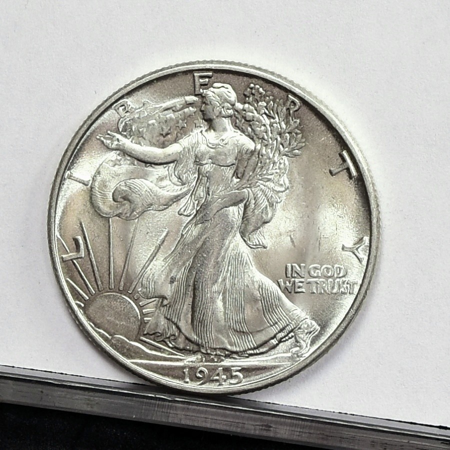 1945 Liberty Walking Half Dollar - BU (#62321-H)