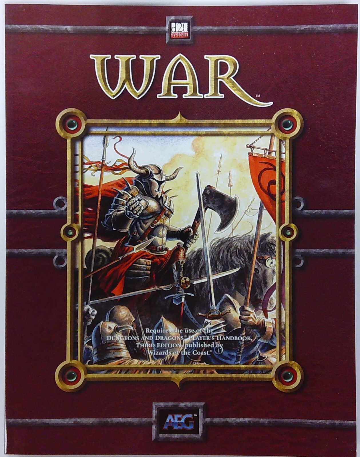 WAR D20 SYSTEM SUPPLEMENT D&D/DUNGEONS & DRAGONS  AEG8508