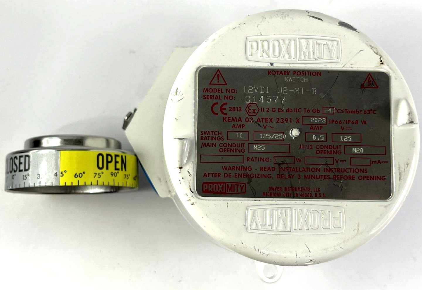 Proximity - Rotary Position Indicating Switch - 12VD1-J2-MT-B *See Description*