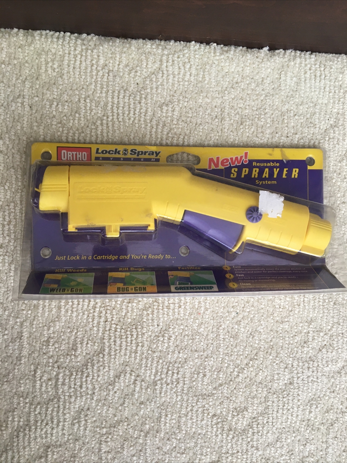 Ortho Reusable Sprayer System Lock N Spray - Solaris New - Yellow