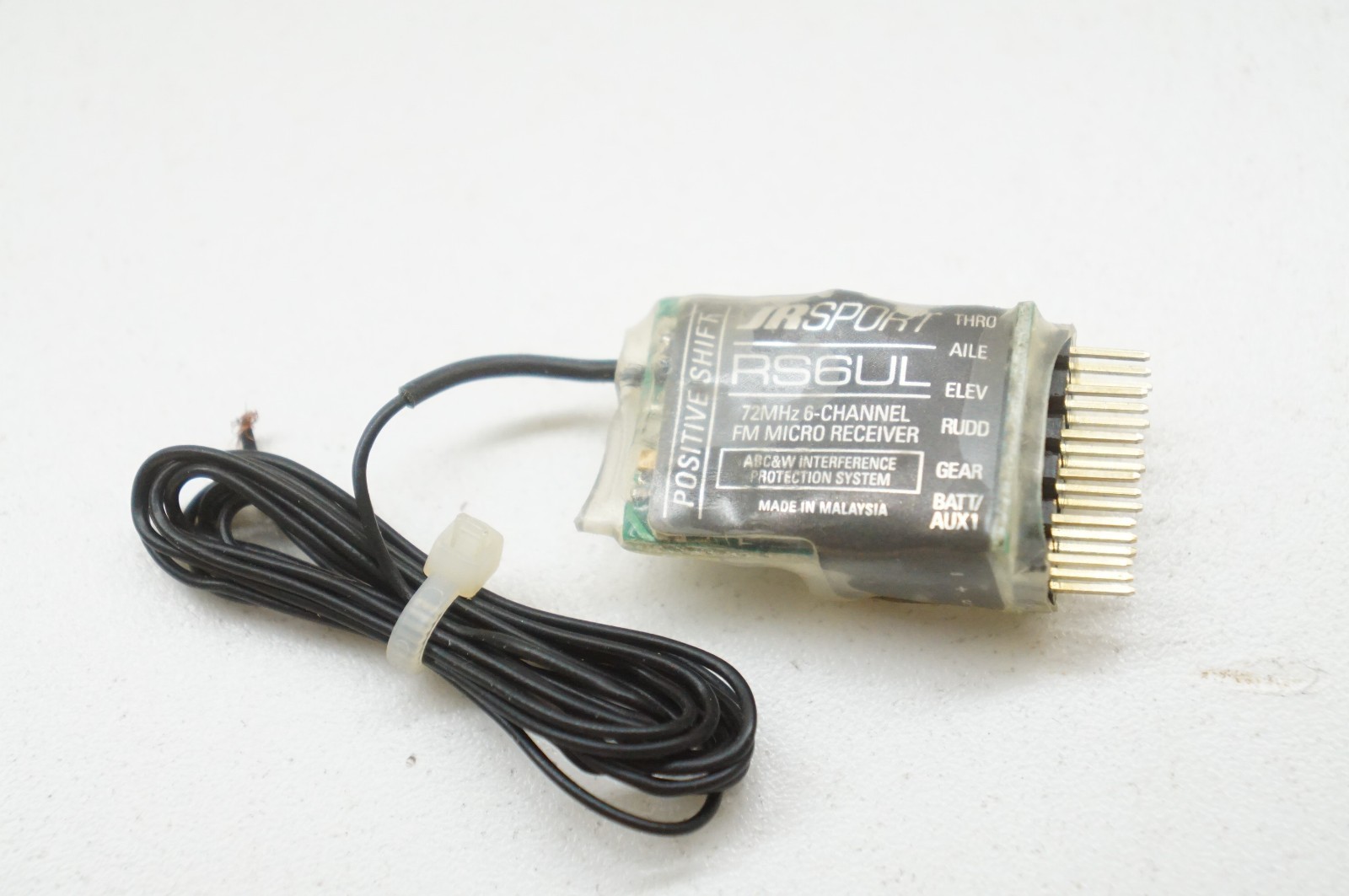 JR RS6UL 6-Channel FM 72Mhz FM Receiver Negative Shift Hitec/Futaba JSP30615