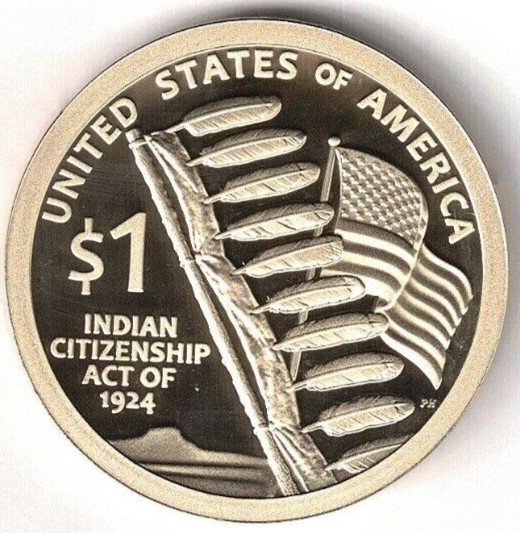 2024-S San Francisco Proof Indian Citizenship Act and Sacajawea Dollar Coin!